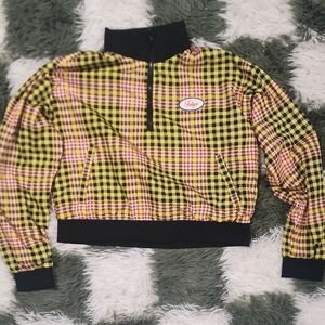 Forever 21 Fleece Lined Plaid Tokyo Pull Over